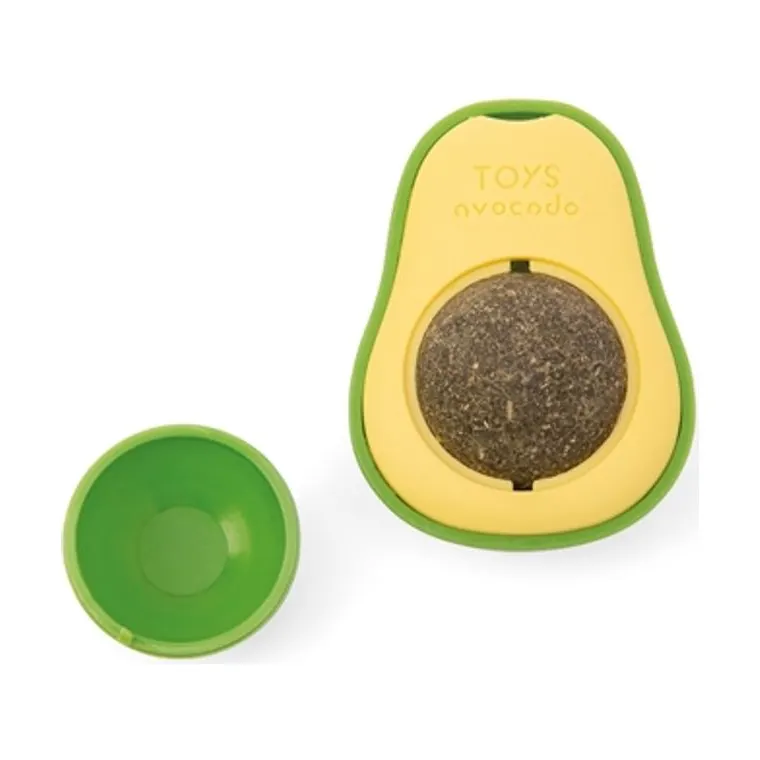 Imac Avocado with Catnip Ball, 4.5 × 6 cm