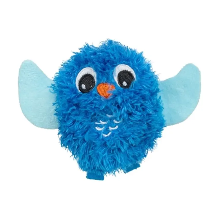 Trixie Uil Plush + CATNIP blue, 9 cm