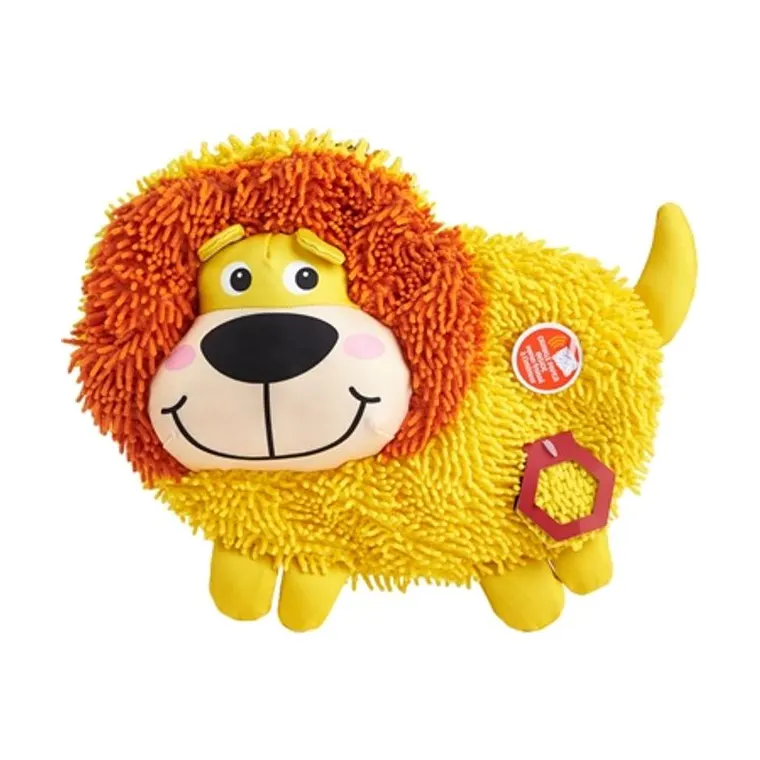 Fofos Crinkle Tough leeuw zonder vulling, 33 x 25 x 7 cm