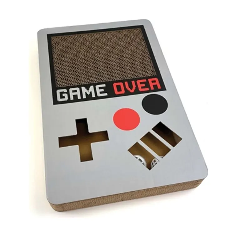 Happy Pet Tabby Patch krabmat Gameboy karton, 45,5 x 30,5 x 5 cm