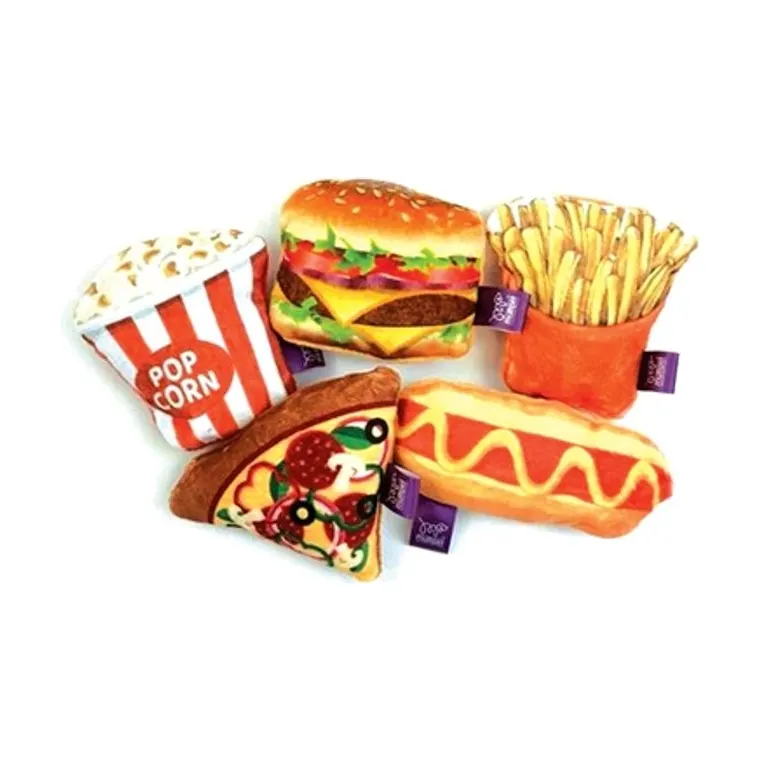 Happy Pet Tabby Patch Fast Food assorted, 11.5 cm