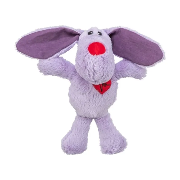 Trixie hond hart pluche, paars, 28 cm