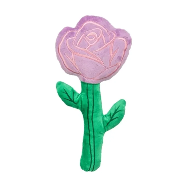 Trixie roos pluche, paars, 30 cm