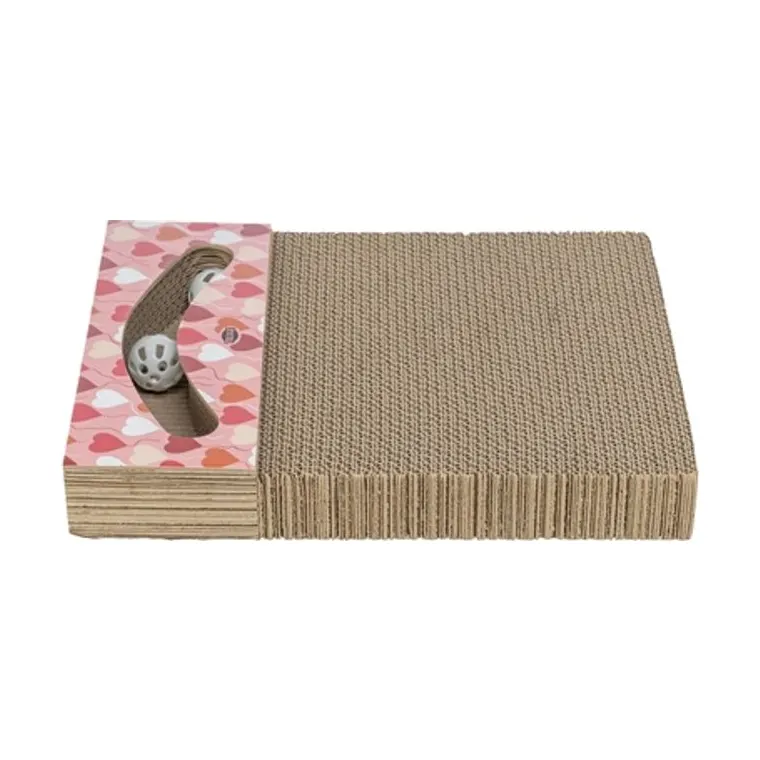 Trixie - Scratching Post Hearts Salmon, 38 × 30 × 5 cm