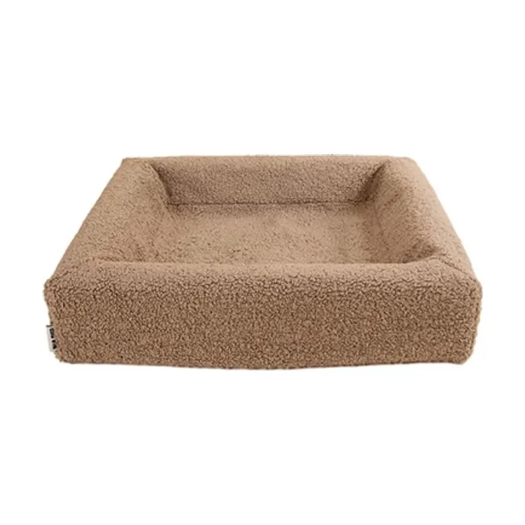 Bia Bed Premium hoes Teddy, beige, 120 x 100 x 15 cm