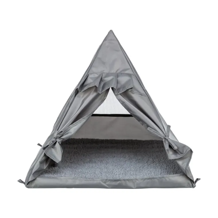 Trixie kattenmand tipi Samoa, grijs, 55 x 55 x 50 cm