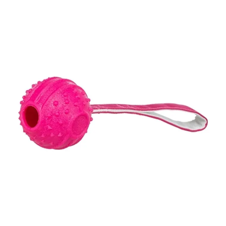 Trixie werpbal Soft & Strong TPR, roze, 29 x 7,5 x 7,5 cm