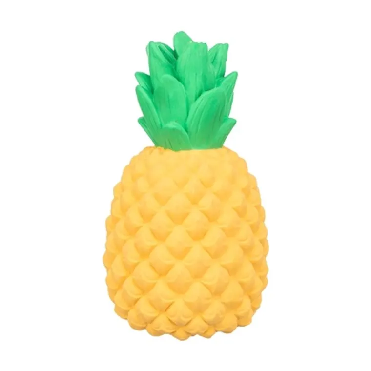 Trixie ananas latex, geel, 14 x 8,5 x 8,5 cm