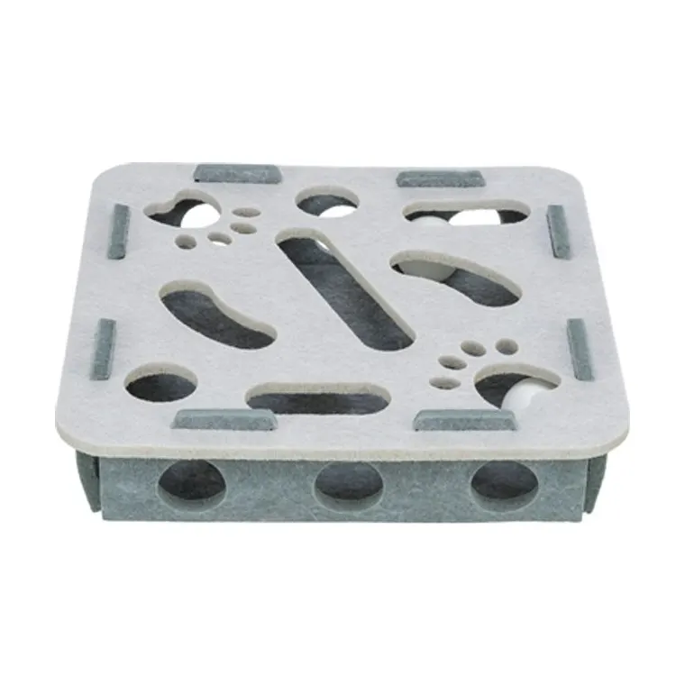 Trixie Hole'n'roll box vilt, grijs, 30 x 30 x 7,5 cm