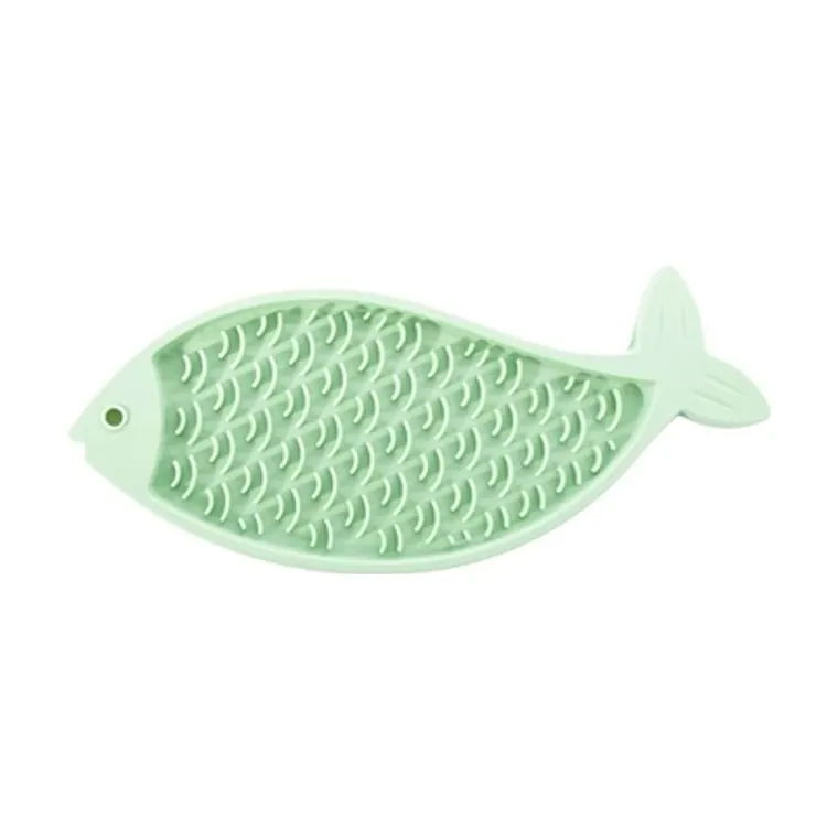 Martin Lick mat Fish green, 28.5 × 14 × 1 cm