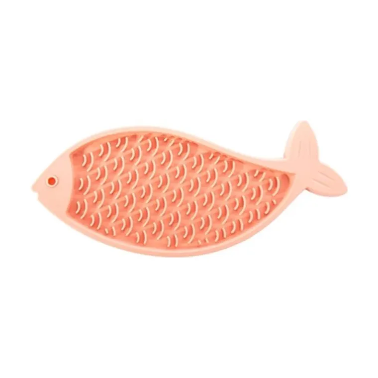 Martin Lick mat Fish pink, 28.5 × 14 × 1 cm