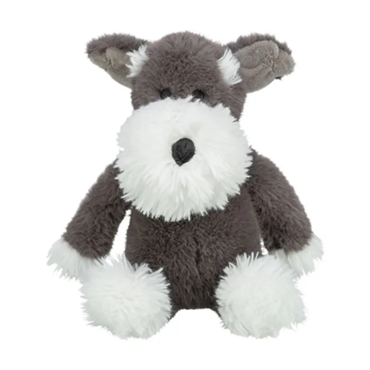 Trixie dog + Moustache Plush grey, 38 cm
