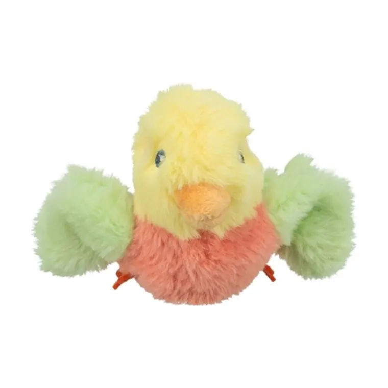 Trixie spartel vogel pluche, 10 cm