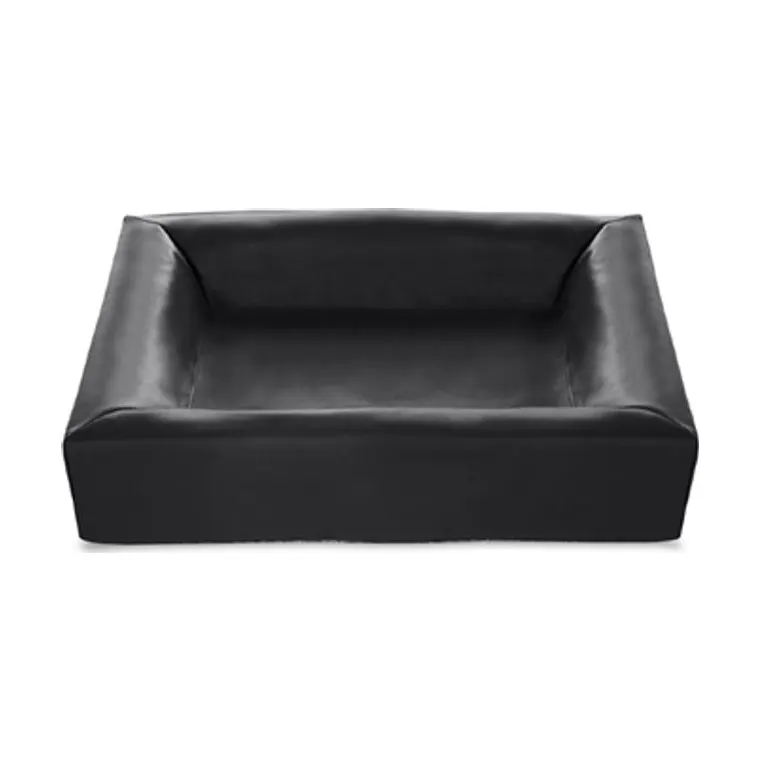 Bia -3 Cover Artificial Leather black, 70 × 60 cm