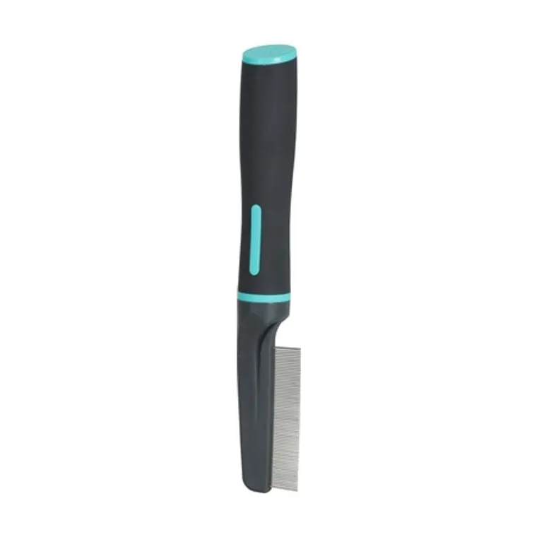 Zolux Anah Flea Comb black/blue, 21 cm