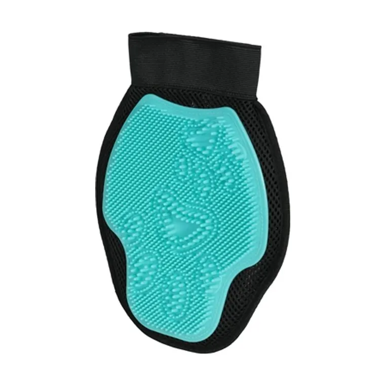 Zolux Anah verzorgingshandschoen 2-in-1 dubbelzijdig TPR/polyester, 17,5 x 2 x 23,5 cm