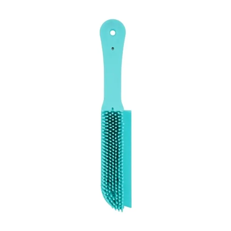 Zolux Anah Textile Brush rubber blue, 27 cm