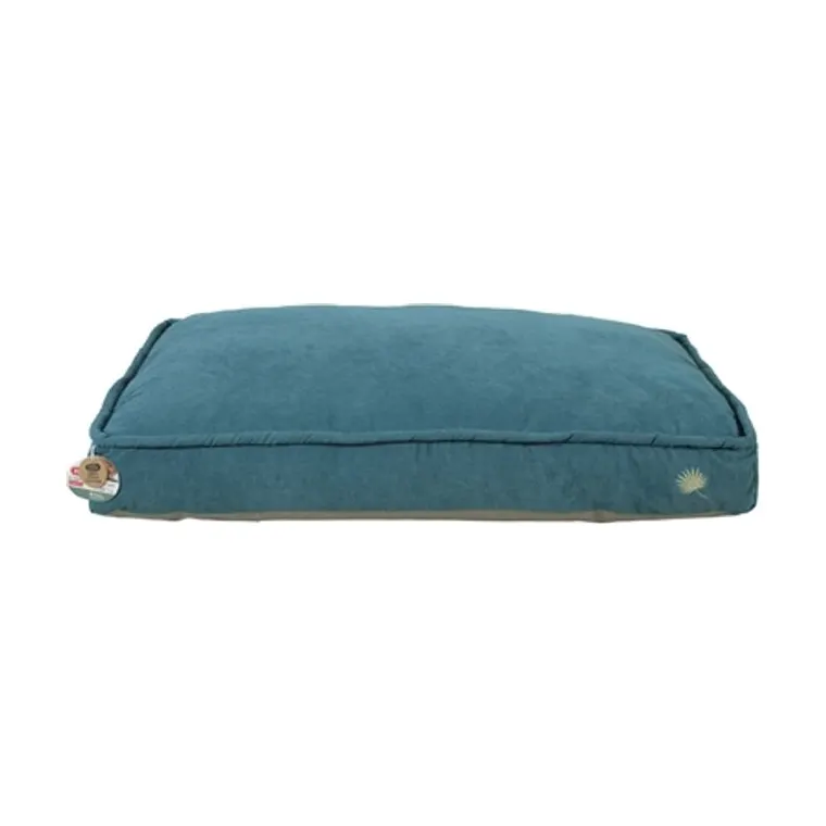 Zolux hondenkussen Toscane hoekig gerecycled vulling, blauw, 110 x 70 x 20 cm