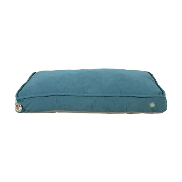 Zolux hondenkussen Toscane hoekig gerecycled vulling, blauw, 129 x 79 x 24 cm