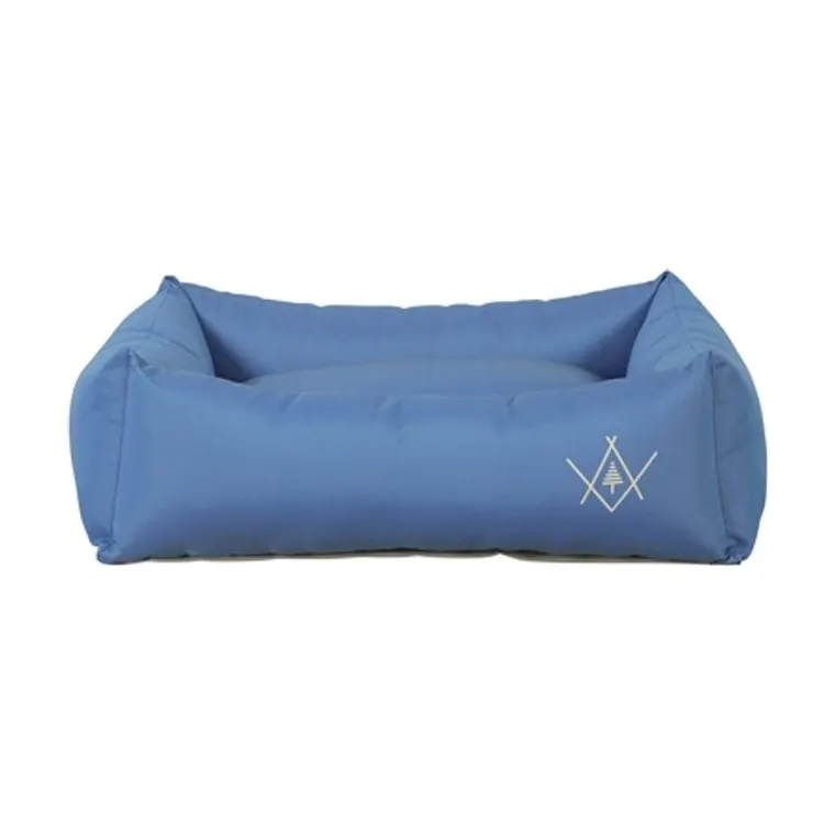 Zolux hondenmand 4 Seasons waterafstotend polyester hoekig, blauw, 96 x 79 x 30,5 cm
