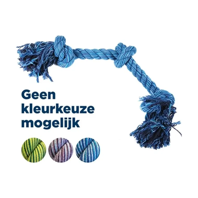 Happy Pet Flossin Fun 3 knoop, L 52 x 14 cm