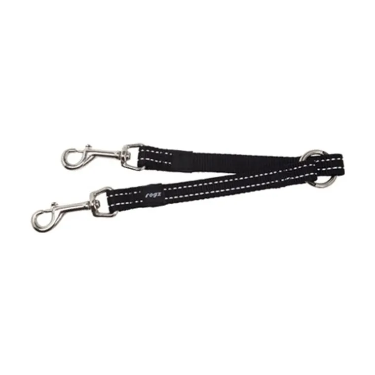 Rogz Snake Splitter, zwart, 16 mm x 23 cm