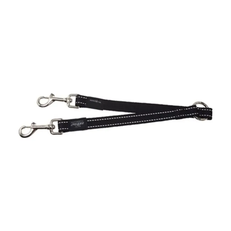 Rogz Fanbelt Splitter, zwart, 20 mm x 33 cm
