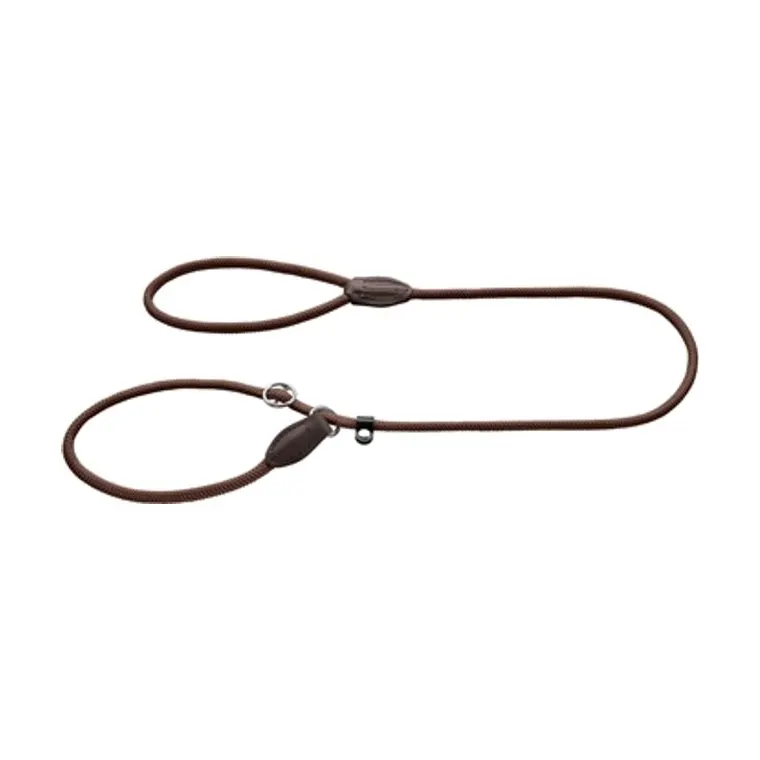 Hunter retrieverlijn met stop Freestyle, bruin, 170 x 0,8 cm