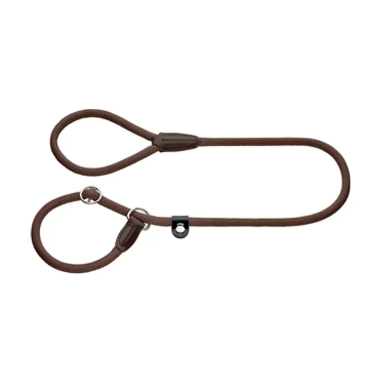 Hunter retrieverlijn met stop Freestyle, bruin, 170 x 1 cm