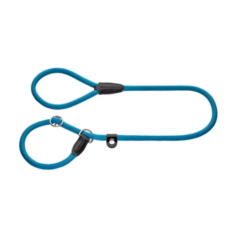 Hunter retrieverlijn met stop Freestyle, turquoise, 170 x 1 cm
