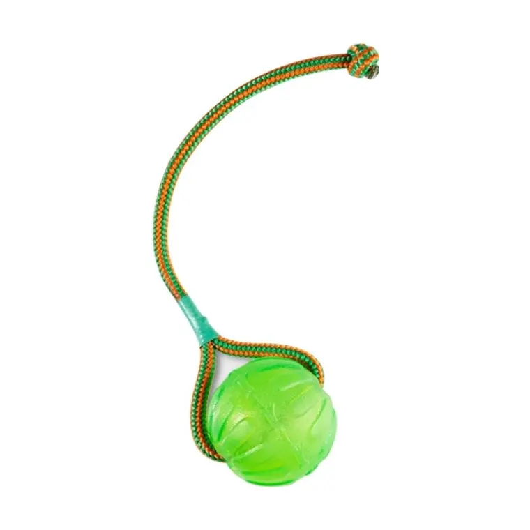 Starmark Swing 'n Fling Chew bal aan koord, 9 cm